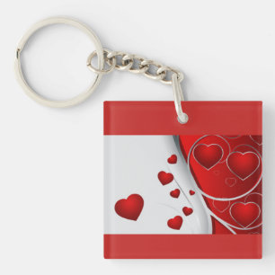 **COEURS D'AMOUR** **PORTE - CLÉ**