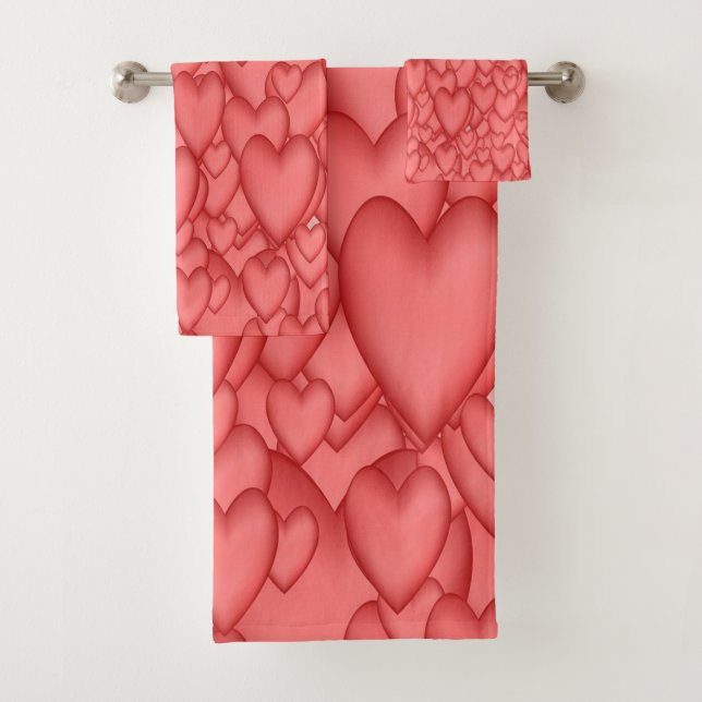 Coeurs d'amour rose Décoratif (En situation)