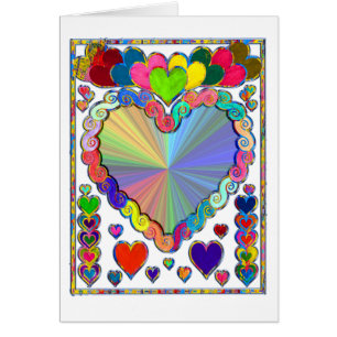 Coeurs dans un cadre