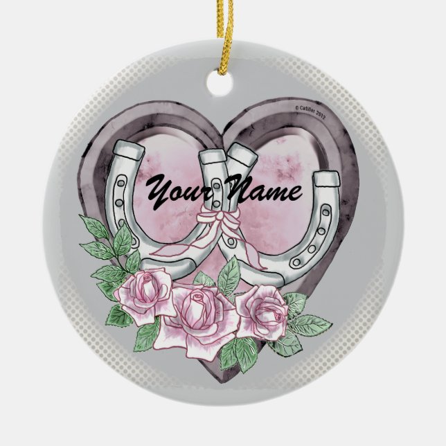 Coeurs de fer à cheval ornements (Devant)