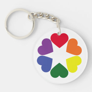 Coeurs de fierté LGBT