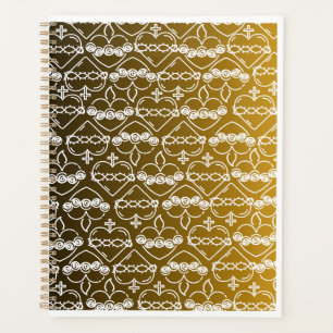 Coeurs de Jésus et Marie Motif noir et or