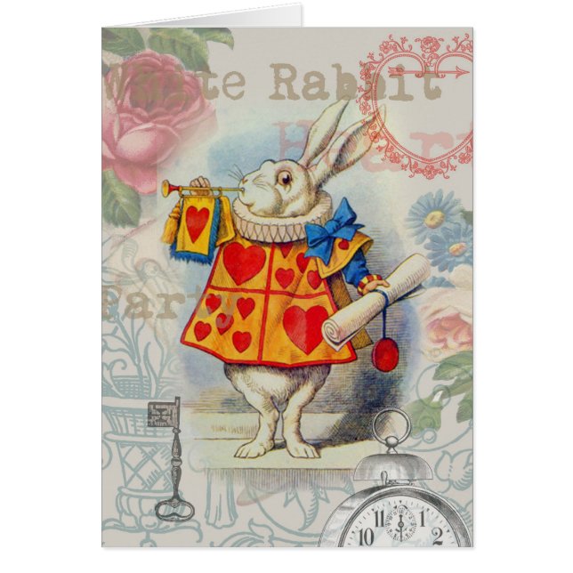 Coeurs de lapin blanc Alice Classic (Devant)
