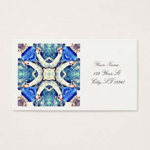 Coeurs de mandala bleu motif Thunder_Cove