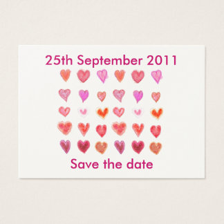 Cœurs de mariage ... Sauvegarder la date