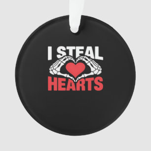 Coeurs de vol Valentines Jour Funny Skeleton Hand 