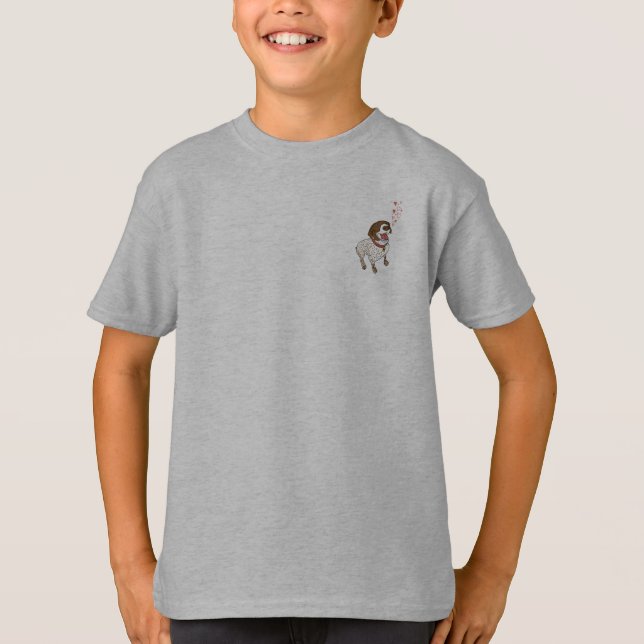 Coeurs du SPG avec Adopt Foster Volunteer! T-shirt (Devant)