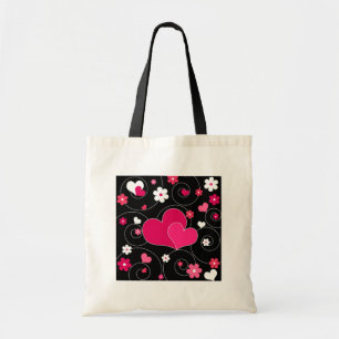 Coeurs et fleurs géniaux - sac