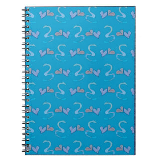 Coeurs et serpents Carnets bleus Motifs