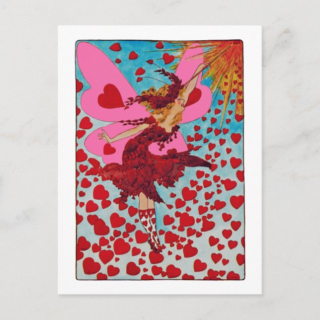 Coeurs Fairy ~ Carte postale / Invitations (Devant)