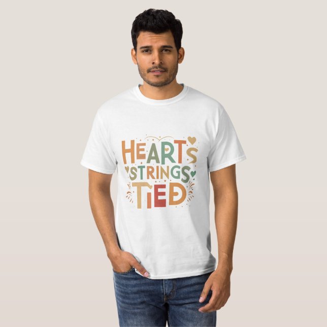 Coeurs liés" Connexion émotionnelle T-shirt (Devant entier)