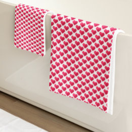 Coeurs mignons Valentines Aquarelle Motif simple