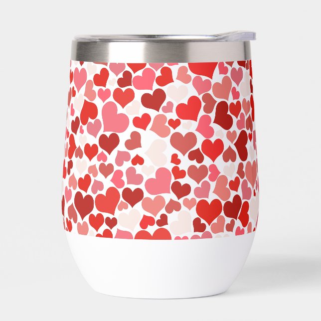 Coeurs multicolores Motif-20367 (Gauche)
