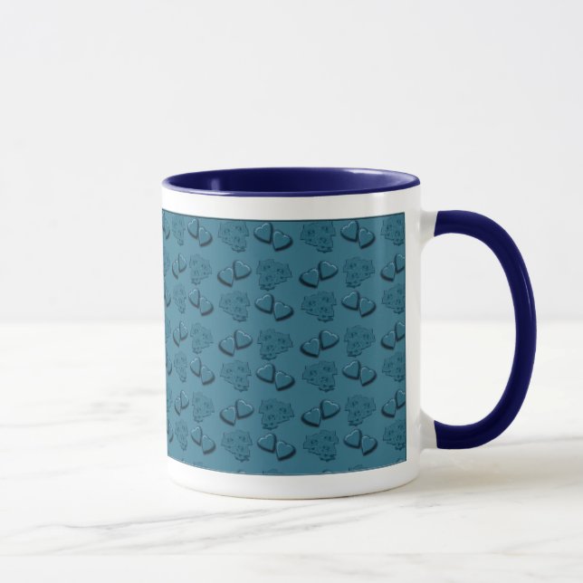 Coeurs 'n Rose Personnalisable Photo Mug (Droite)