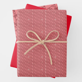 Coeurs papier d'enveloppement toute la journée