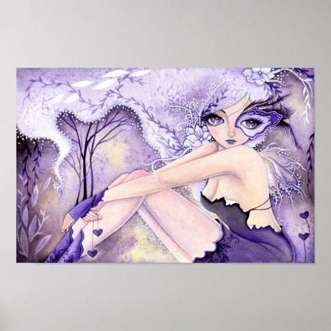 Coeurs pourpres - GRANDE impression (Devant)