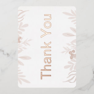 Coeurs Reconnaissants : Un Carte de remerciements 