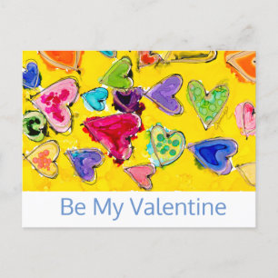 Cœurs remplis d'amour Carte postale Lovitude