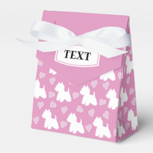 Coeurs roses Ballotins Westie
