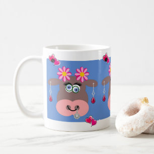 Coeurs roses de vache Bijoux Mug