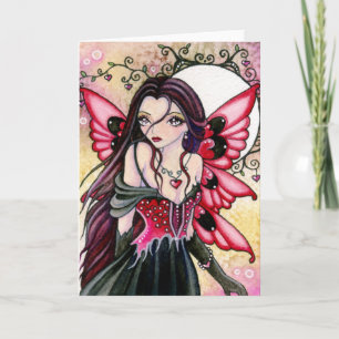 Coeurs rouges - carte vierge