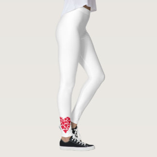 Coeurs rouges, leggings