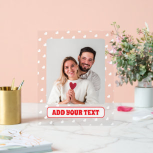 Cœurs Saint-Valentin Moderne Amour Motif Photo