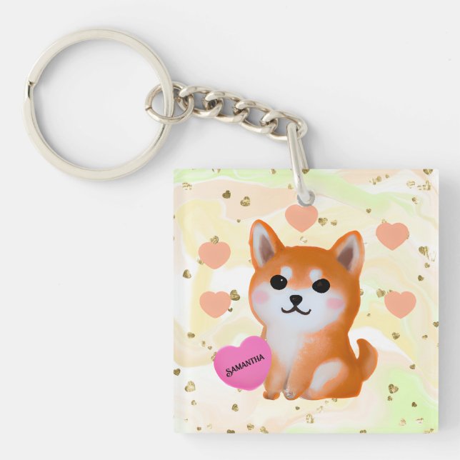 Coeurs Shiba Inu mignons | Pour Amoureux des chien (Devant)