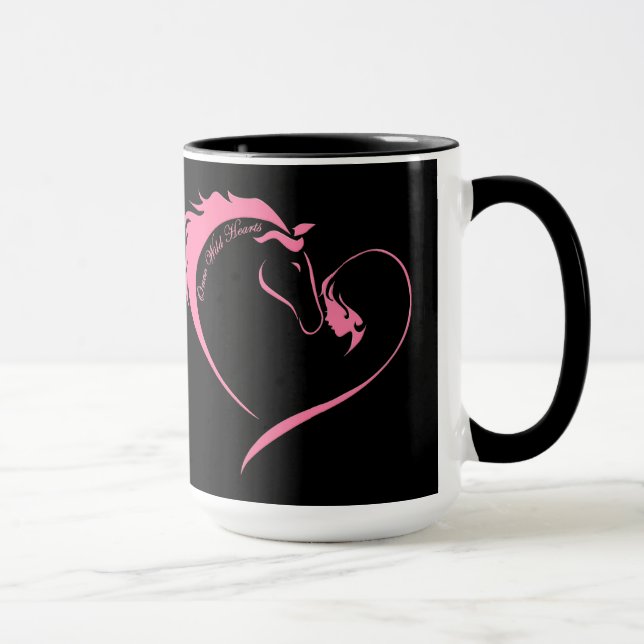 Coeurs une fois sauvages - tasse (Droite)