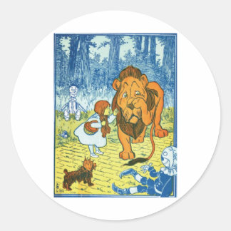 Cofeis Lion Runder Aufkleber