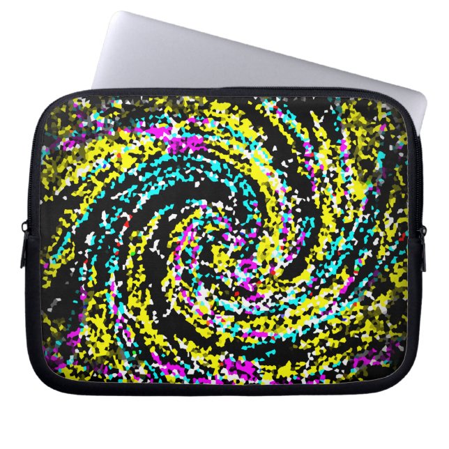 Cofetti-Spirale Laptopschutzhülle (Vorderseite)