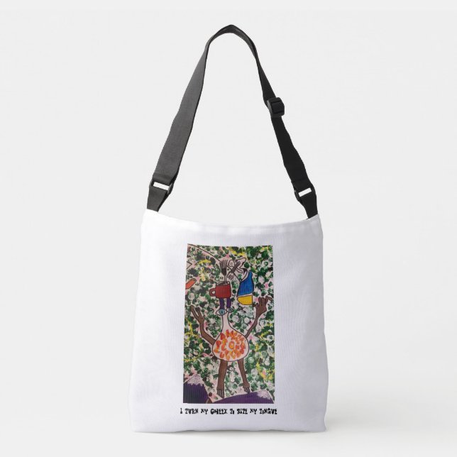 Coffe Bro Tote Bag Tragetaschen Mit Langen Trägern (Vorderseite)