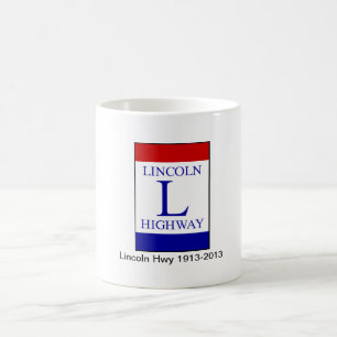 Coffe Tasse Lincoln Hwy durch r-Haken