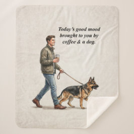 Coffee & a Shepherd Cozy Day Sherpadecke