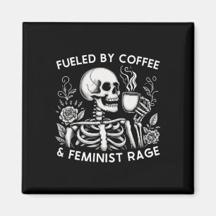 Coffee & amp; feministische Rage Feminism Coffee L Magnet