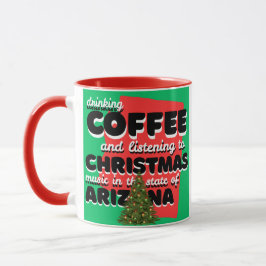 Coffee and Christmas Music in Arizona  Tasse