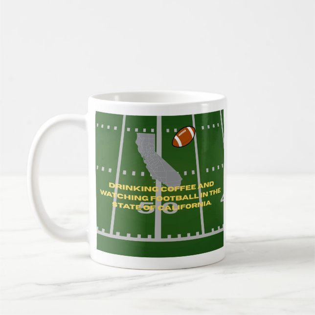 Coffee and Football in California  Kaffeetasse (Links)