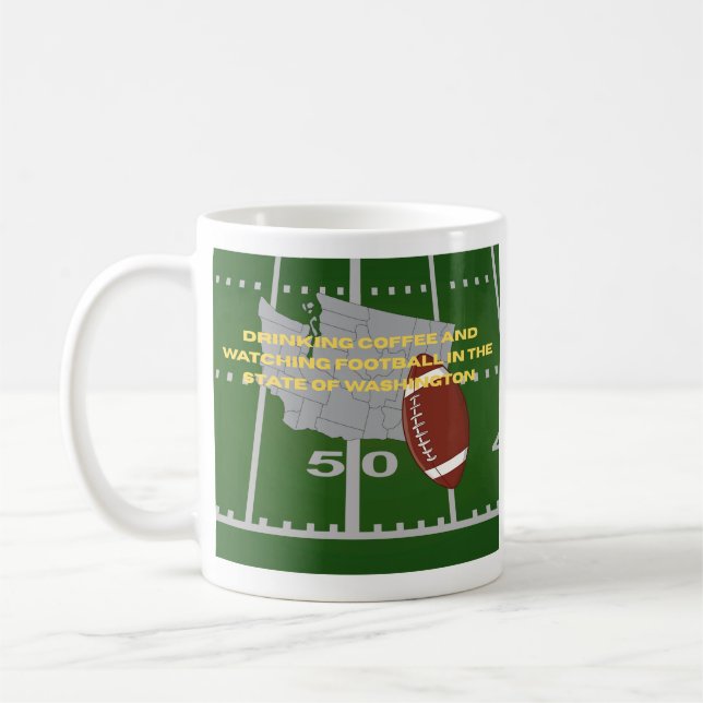 Coffee and Football in Washington  Kaffeetasse (Links)