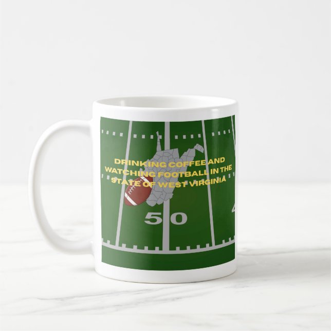 Coffee and Football in West Virginia  Kaffeetasse (Links)