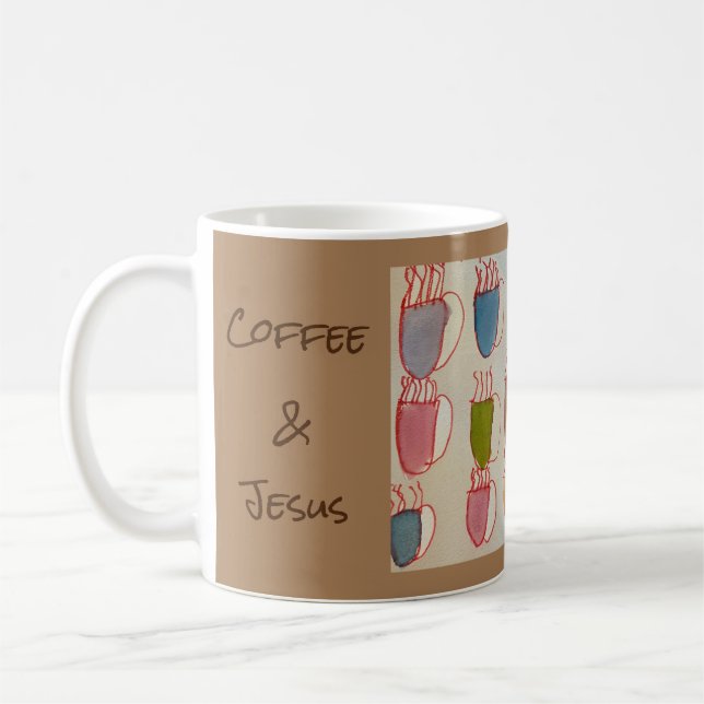 Coffee and Jesus mug (Gauche)