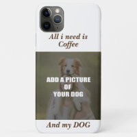 Coffee and my Dog Throw Pillow