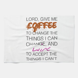 Coffee and Wine Geschirrtuch