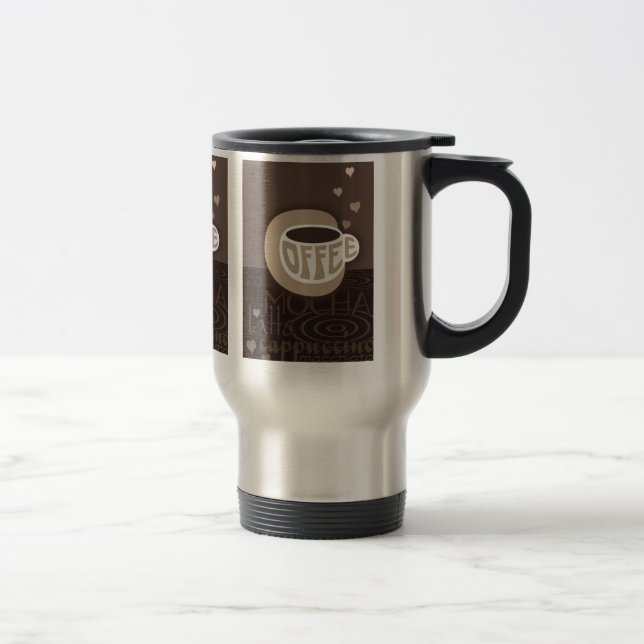 Coffee Art Travel Mug (Droit)