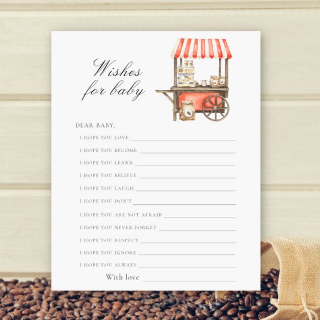 Coffee baby shower - wishes for baby (Von Creator hochgeladen)