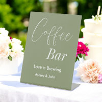 Coffee Bar Sage Green Polterabend