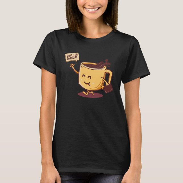 Coffee Barista Coffee Drinker T-Shirt (Vorderseite)