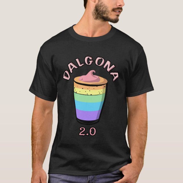Coffee Bean Barista Drink Men Woman Child Dalgona  T-Shirt (Vorderseite)