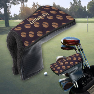 Coffee Bean Icon Muster Golf Head Cover Headcover