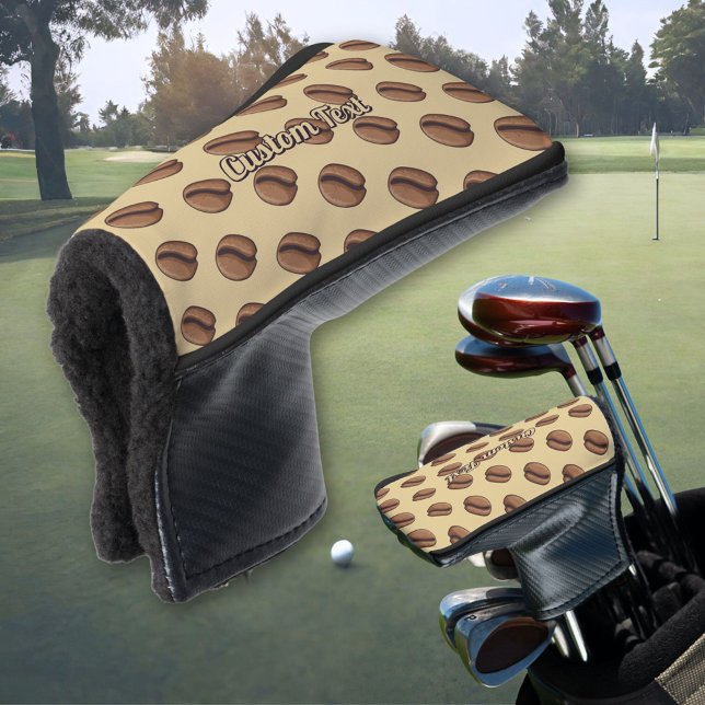Coffee Bean Icon Muster Golf Head Cover Headcover (Von Creator hochgeladen)