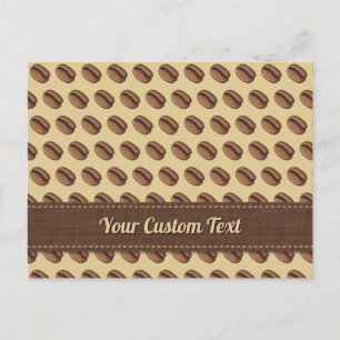 Coffee Bean Icon Postkarte